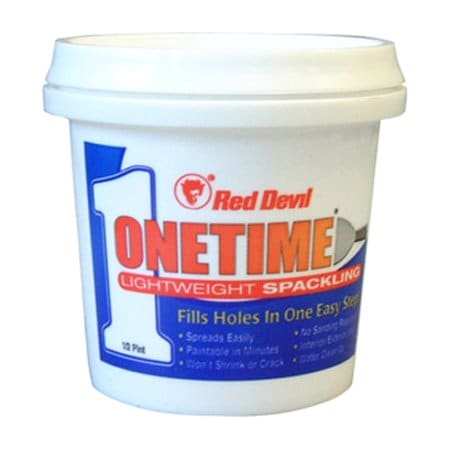 Red Devil 1/2 Pt Onetime Lightweight Spackling 542